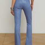 L'AGENCE - Ruth Coated Straight-Leg Jean