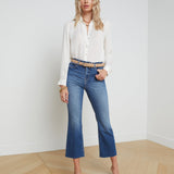 L'AGENCE - Kendra Cropped Flare Jean