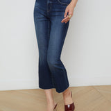 L'AGENCE - Kendra Cropped Flare Jean