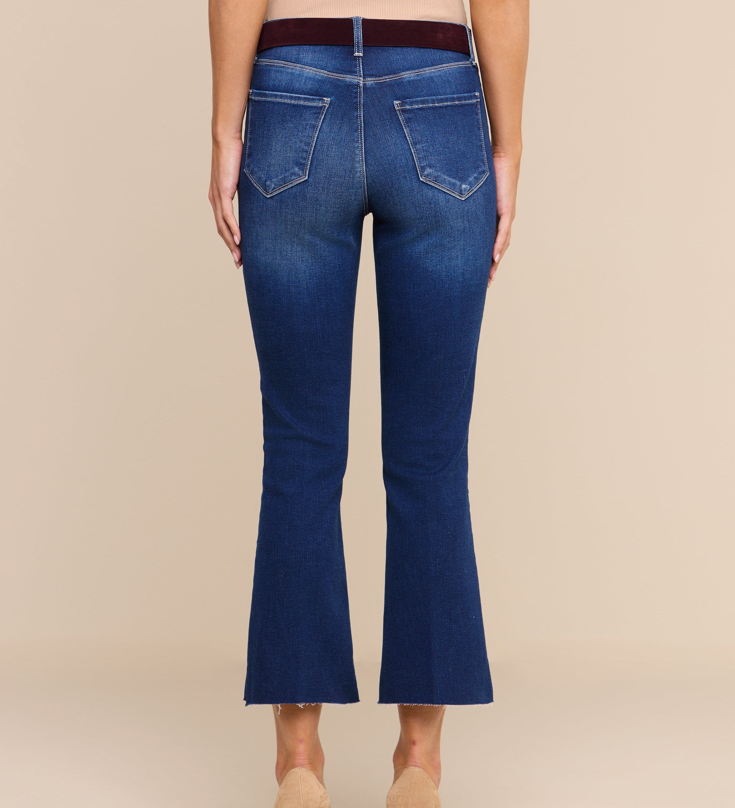 L'AGENCE - Kendra Cropped Flare Jean