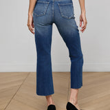 L'AGENCE - Kendra Cropped Flare Jean