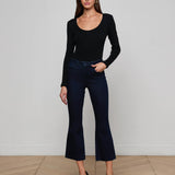 L'AGENCE - Kendra Cropped Flare Jean