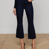 L'AGENCE - Kendra Cropped Flare Jean