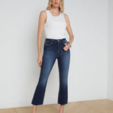 L'AGENCE - Kendra Cropped Flare Jean