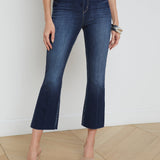 L'AGENCE - Kendra Cropped Flare Jean