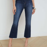 L'AGENCE - Kendra Cropped Flare Jean