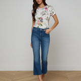 L'AGENCE - Kendra Cropped Flare Jean