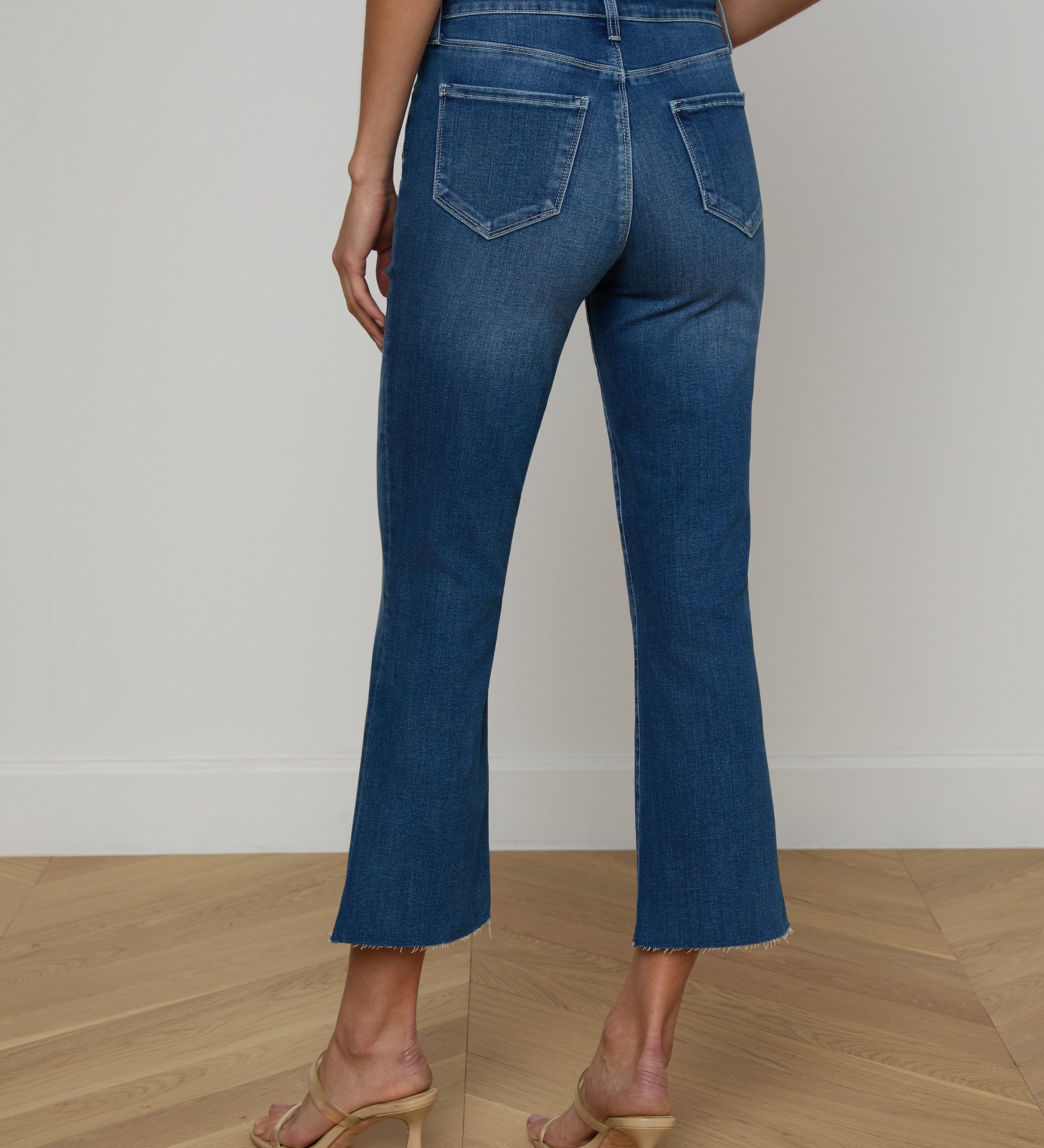 L'AGENCE - Kendra Cropped Flare Jean