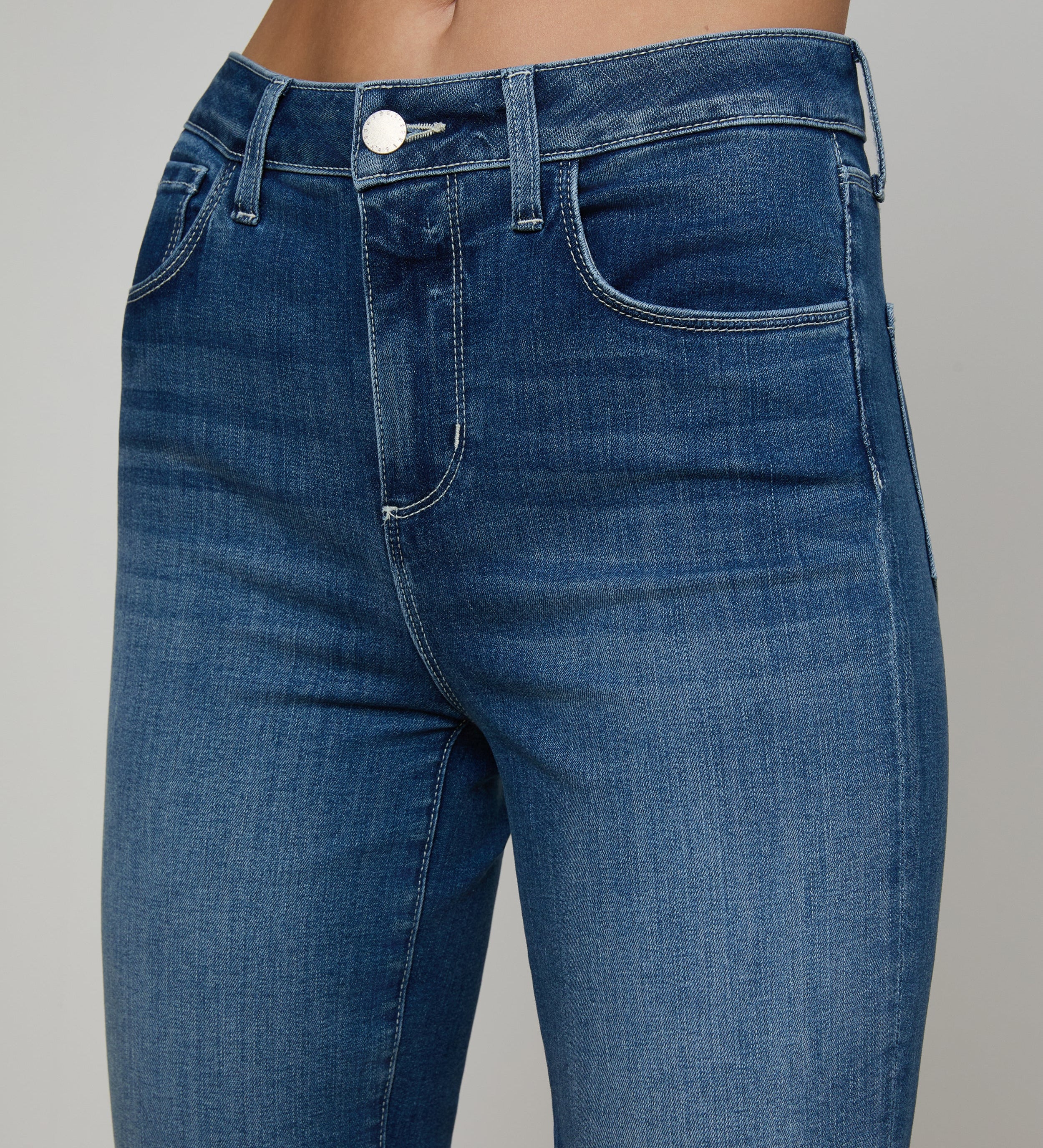 L'AGENCE - Kendra Cropped Flare Jean
