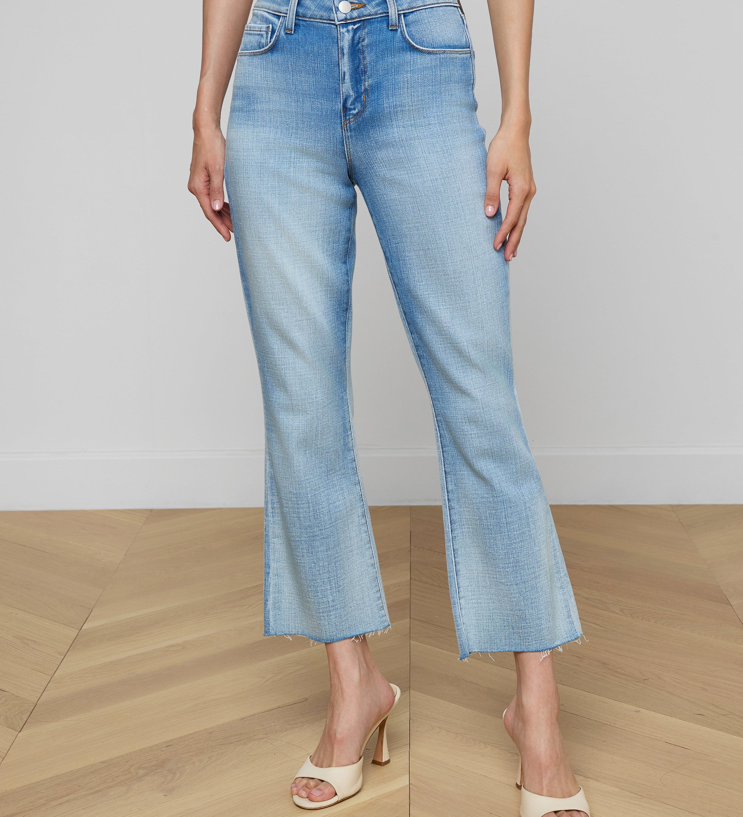 L'AGENCE - Kendra Cropped Flare Jean