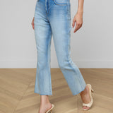 L'AGENCE - Kendra Cropped Flare Jean