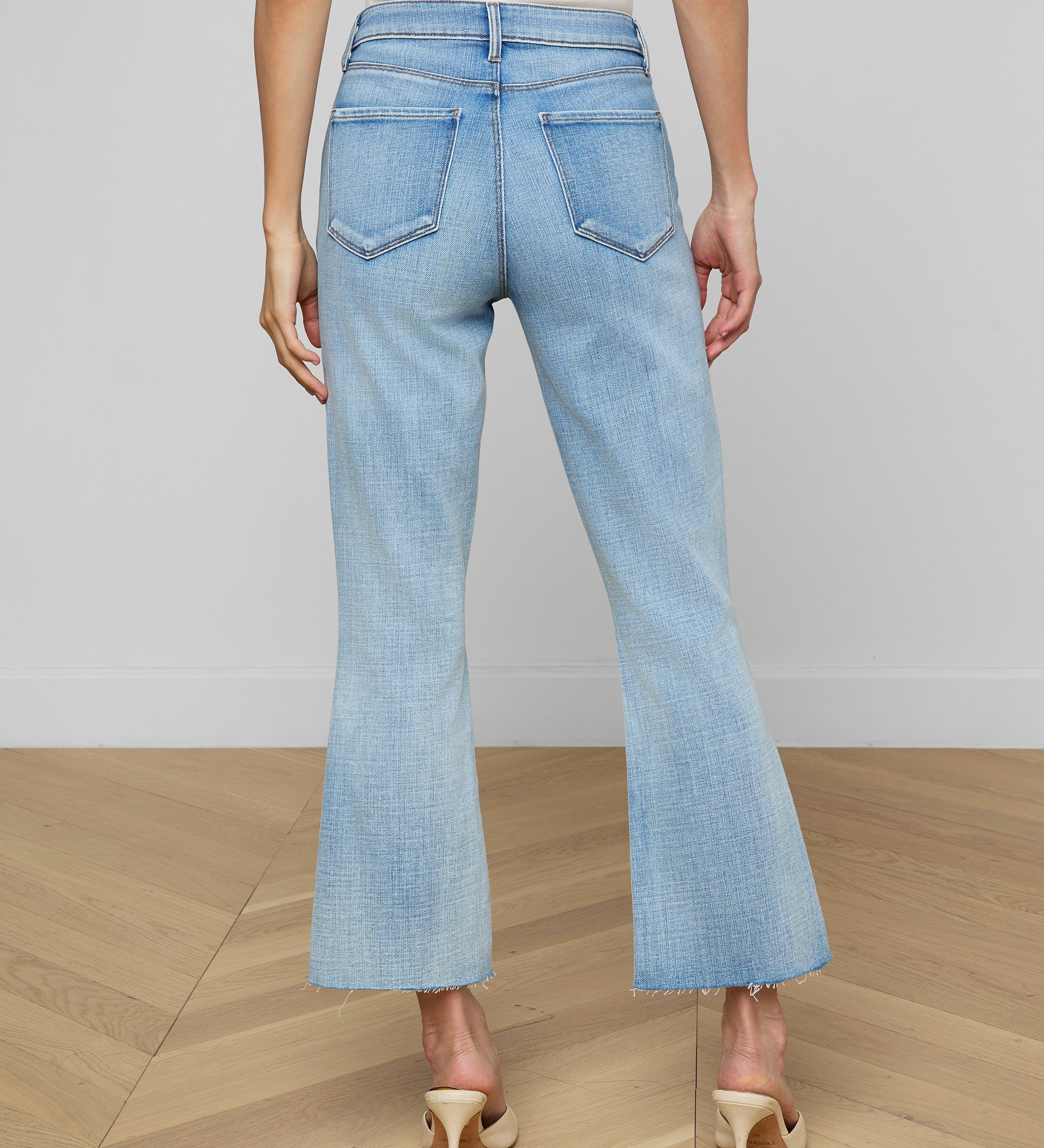 L'AGENCE - Kendra Cropped Flare Jean