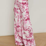 L'AGENCE - Ivy Satin Wide-Leg Pant