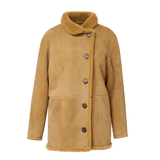 Veronica Beard - Lavington Suede Shearling Coat