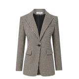 Veronica Beard - Livvy Embellished Houndstooth Dickey Jacket