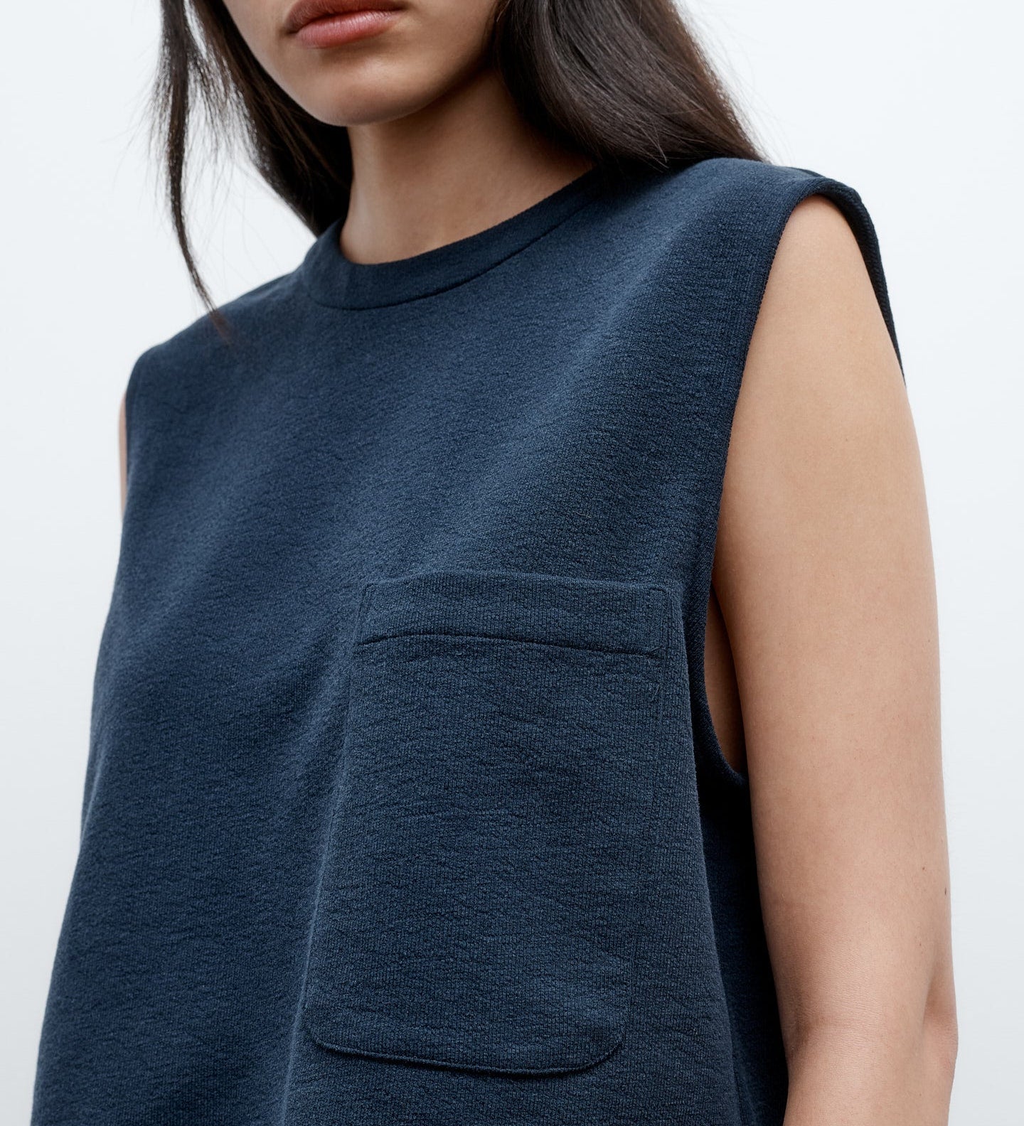 TWP - Cropped Muscle Tank in French Terry