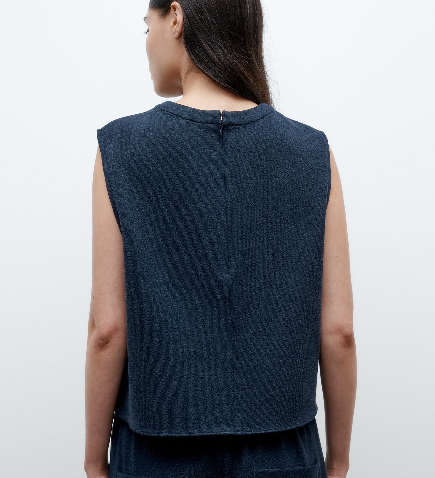 TWP - Cropped Muscle Tank in French Terry