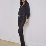 L'AGENCE - Selma Coated Bootcut Jean