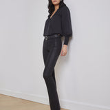 L'AGENCE - Selma Coated Bootcut Jean