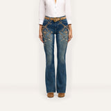 L'AGENCE - Selma Embellished Bootcut Jean
