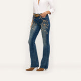 L'AGENCE - Selma Embellished Bootcut Jean