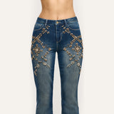L'AGENCE - Selma Embellished Bootcut Jean