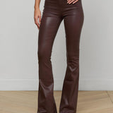 L'AGENCE - Marty Coated Flare Jean