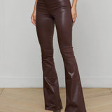 L'AGENCE - Marty Coated Flare Jean