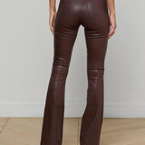 L'AGENCE - Marty Coated Flare Jean