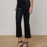 L'AGENCE - Kendra Coated Cropped Flare Jean