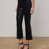 L'AGENCE - Kendra Coated Cropped Flare Jean