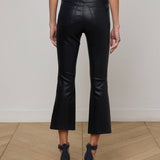 L'AGENCE - Kendra Coated Cropped Flare Jean