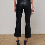 L'AGENCE - Kendra Coated Cropped Flare Jean