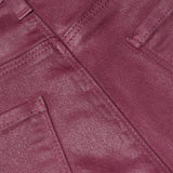 L'AGENCE - Kendra Coated Cropped Flare Jean