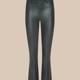 L'AGENCE - Kendra Coated Cropped Flare Jean