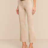 L'AGENCE - Kendra Coated Cropped Flare Jean