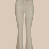 L'AGENCE - Kendra Coated Cropped Flare Jean