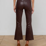 L'AGENCE - Kendra Coated Cropped Flare Jean