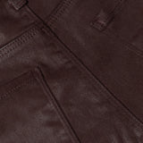 L'AGENCE - Kendra Coated Cropped Flare Jean