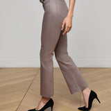 L'AGENCE - Kendra Coated Cropped Flare Jean