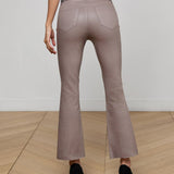 L'AGENCE - Kendra Coated Cropped Flare Jean