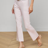 L'AGENCE - Kendra Coated Cropped Flare Jean