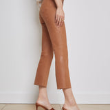 L'AGENCE - Kendra Coated Cropped Flare Jean