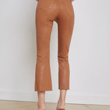L'AGENCE - Kendra Coated Cropped Flare Jean