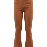 L'AGENCE - Kendra Coated Cropped Flare Jean