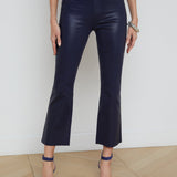 L'AGENCE - Kendra Coated Cropped Flare Jean