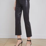 L'AGENCE - Kendra Coated Cropped Flare Jean