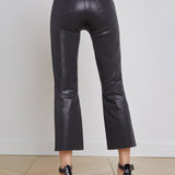 L'AGENCE - Kendra Coated Cropped Flare Jean