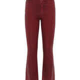 L'AGENCE - Kendra Coated Cropped Flare Jean