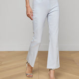 L'AGENCE - Kendra Coated Cropped Flare Jean